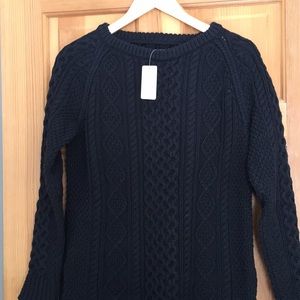 L L Bean Signature Fisherman Tunic Sweater
